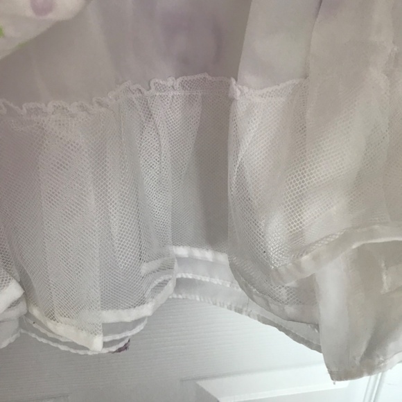 Marc & Maddie Floral Dress With Long Sleeve Shrug Girls Size 12 Purple White - Picture 5 of 11